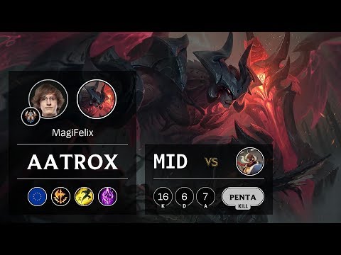Aatrox Mid vs Corki - EUW Challenger Patch 9.14