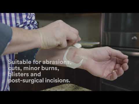 Nexcare™ Tegaderm Waterproof Transparent Dressing.mp4