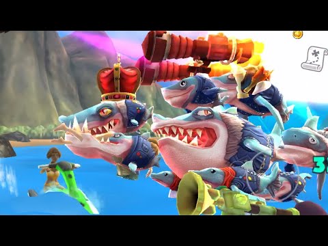 XXL SHARKS THE FRENZY GANG ! LIVE CONTEST!! - Hungry Shark World