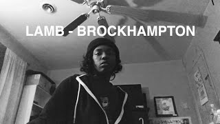 LAMB - BROCKHAMPTON COVER