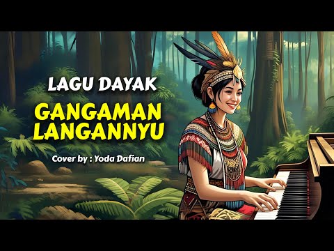 Gangaman Langannyu | Piano | Lagu Dayak | cover terbaru 2025