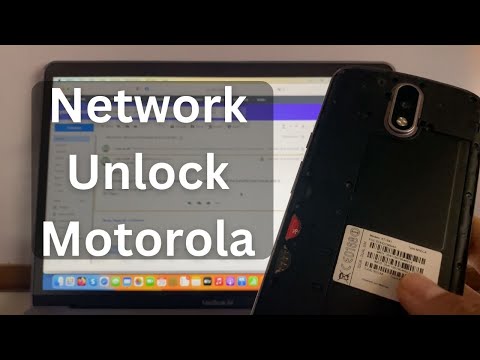 Network Unlock Motorola (Compatible with All Android Devices)