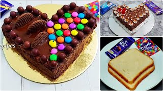 Valentine's Day Chocolate Bread Cake in 15 Minutes | Cake |Dairy milk Cake |Quick & Easy bread Cake