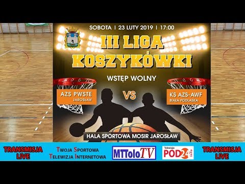 [NA ŻYWO] AZS PWSTE Jarosław - KS AZS-AWF Biała Podlaska