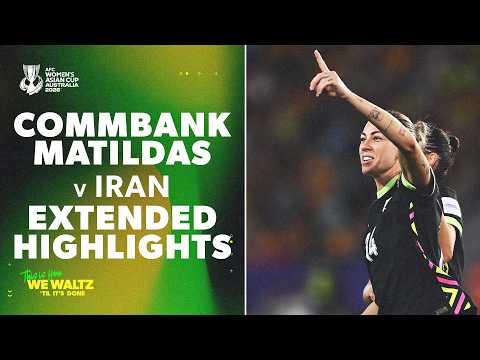 Australia 4-0 Iran | Extended Highlights | AFC Women’s Asian Cup