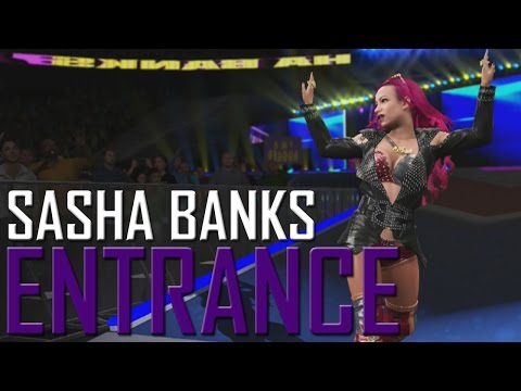WWE 2K17: Sasha Banks Entrance