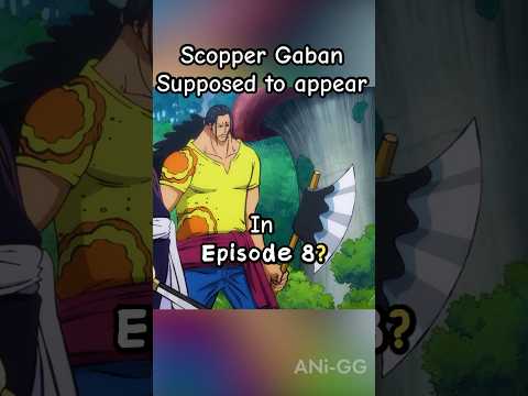 Toei removed Scopper Gaban appearance in One Piece #onepiece #luffy #anime #shorts