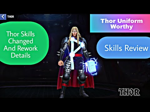 Thor skill changes & rework Details - Marvel Future Fight