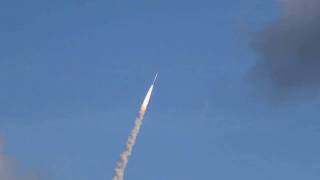 Ares 1-X Rocket Launch from KSC Rocket Garden