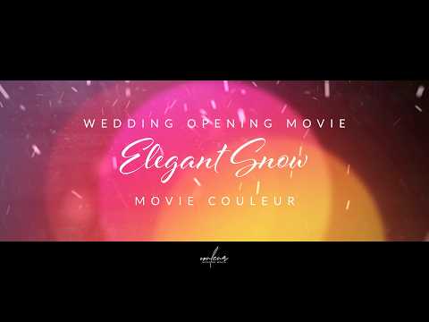 冬の結婚式におすすめなオープニングムービー作ります イメージ1