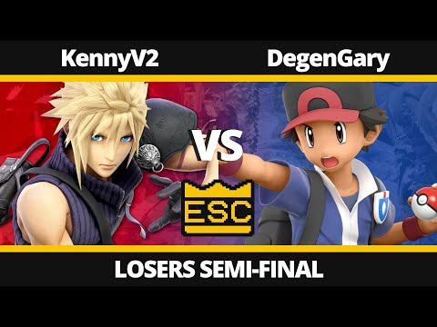 ESC 40 -EX- Losers Semi-Final - KennyV2 (Cloud) Vs. DegenGary (Pokémon Trainer) - SSBU Local