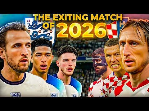 England vs Croatia: The REVENGE Battle of 2026 World Cup 🏴󠁧󠁢󠁥󠁮󠁧󠁿🏆🇭🇷