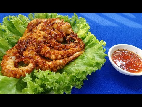 Món Ăn Ngon - BẠCH TUỘC NƯỚNG SA TẾ đơn giản cực ngon