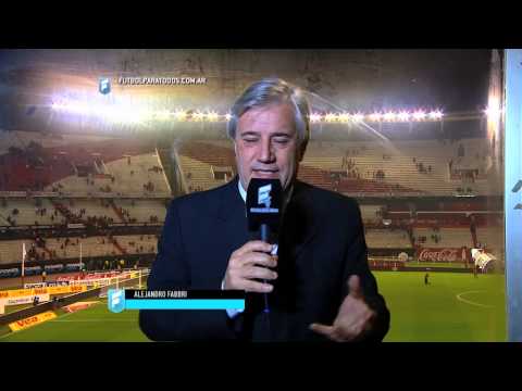 El análisis de Fabbri. River 1 Temperley 1.Fecha 16.Torneo Primera División 2015.FPT