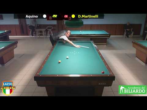 Aquino vs Martinelli - Gara Libera Territoriale Open Accademia del Biliardo Terni Settembre 2018