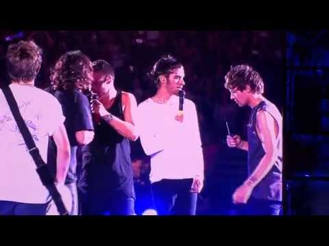One Direction -  Liam's tour thank yous + group hug - Miami - 05/10/2014