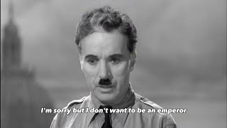 That&#39;s why Charlie Chaplin is Great | The Great Dictator | The Final Speech