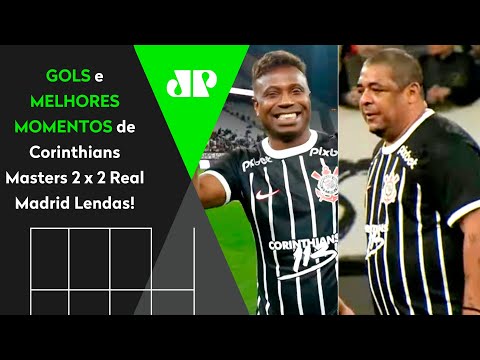 VAMPETA "DEITOU" E TEVE GOLAÇO! CORINTHIANS MASTERS 2 X 2 REAL MADRID LENDAS | MELHORES MOMENTOS