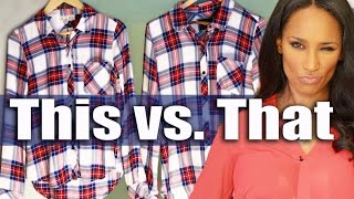 This vs That: H&M, Zara and Target Haul