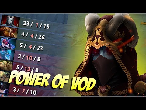 POWER OF VEIL - Queen of Pain Ez 23 Kill by Waga 7.06 - Top Pro Player Dota 2