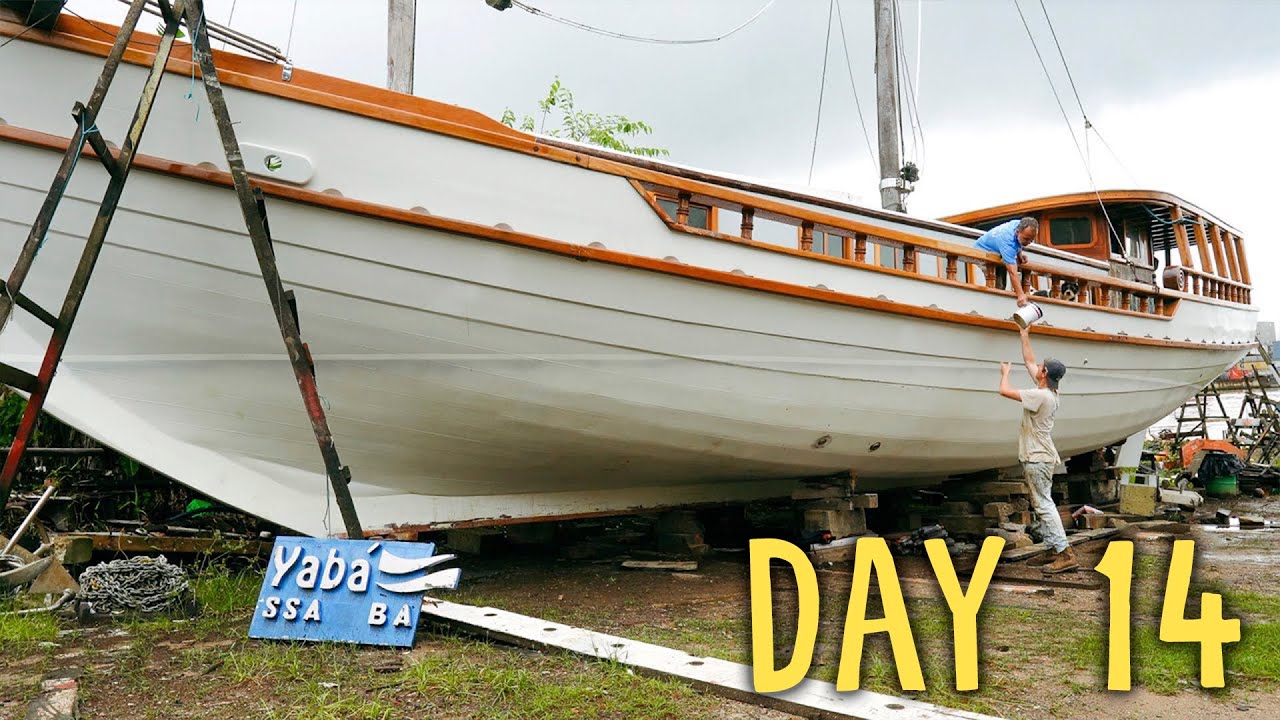 Projet de restauration de bateau en bois : Batteries au lithium et antifouling — Sailing Yabá 182