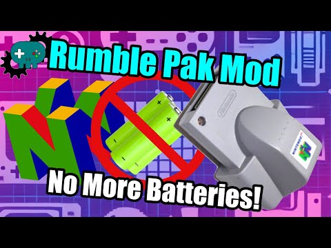 N64 Rumble Pak Battery-Free Mod