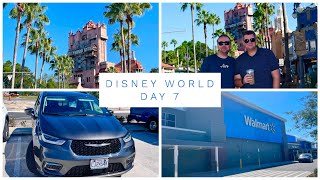 WALT DISNEY WORLD & FLORIDA VLOG - SEPTEMBER 2022 - DAY 7 - HOLLYWOOD STUDIOS, CAR HIRE, WALMART