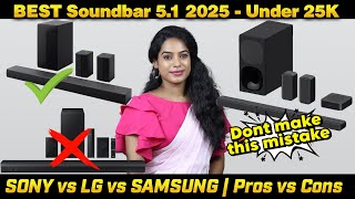 Best Soundbar In India 2025 Under 25000 | Tamil | Lg vs Sony Vs Samsung