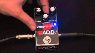 Video thumbnail for #addplus #addpluspedals ADDPLUS Compressor PEDAL (comp tainer) by addpluspedals