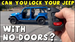 Why I lock my Jeep Wrangler with the doors off ? 🤔