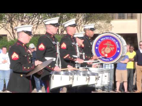 Hullabaloo 2015 - Drumline Battle 1: Scots Guard vs. Marines