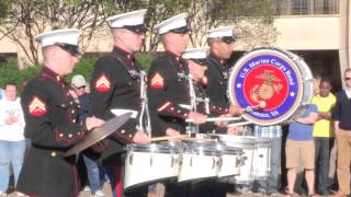 Hullabaloo 2015 - Drumline Battle 1: Scots Guard vs. Marines