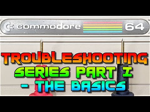 Commodore 64 troubleshooting part 1 the basics - multimeters and alcohol