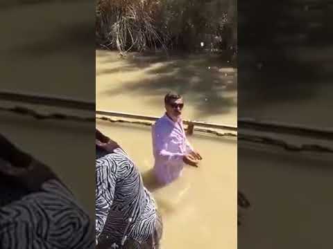 Botez in apa Iordanului - cu preot Ioan