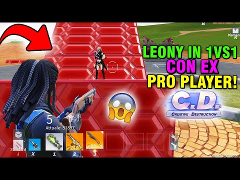 LEONY in 1VS1 con EX PRO PLAYER su CREATIVE DESTRUCTION..!😱😂 - Creative Destruction ITA