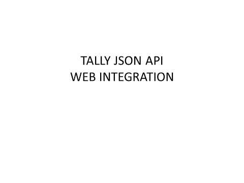 Cash Flow Api -Tally