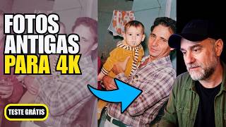A IA que Restaura Fotos e Vídeos Antigos (Melhor que Pago)