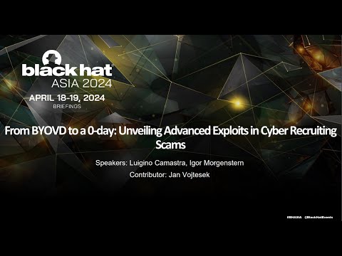 From BYOVD to a 0-day: Unveiling Advanced Exploits in Cyber Recruiting Scams