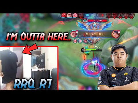 LOL!😂 RRQ R7 WALKS OUT AFTER HIS SAVAGE GOT SNATCHED...