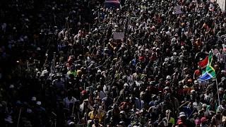 Proteste in Südafrika: Demonstrierende fordern Ausreise von Migranten ohne Papiere
