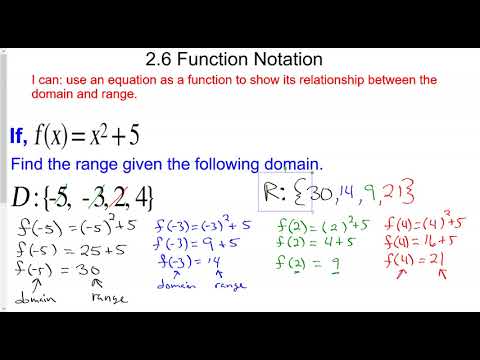 Function Notation Part 2