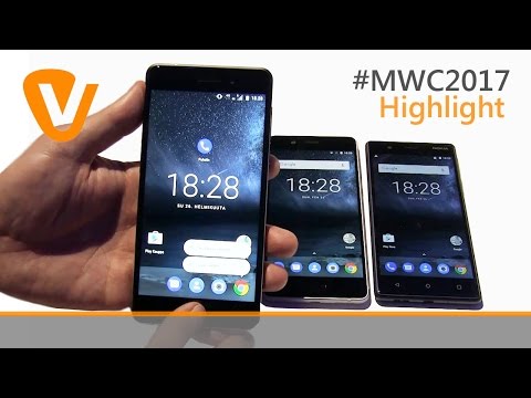#MWC17 - Nokia ist zurück! Die neuen 6, 5 und 3 im Test (deutsch)