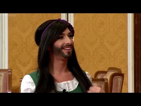 Conchita Wurst bei Wir sind Kaiser Silvesteraudienz 2011 with English subtitles