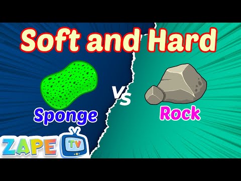 Soft vs Hard | Fun Kids Song to Learn Textures | Preschool Learning Songs | Zape TV