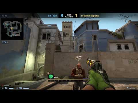 CS:GO POV Demo Imperial FalleN (24/17) vs 9z (de_mirage) @ IEM Rio Major 2022 Challengers Stage