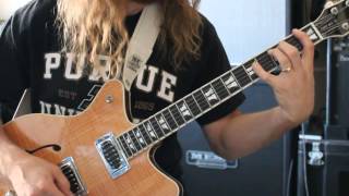 First Act USA Custom Shop Delia Semi-Hollowbody Guitar Demo  Rare & Out of Production!