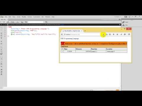 Php Tutorial 30 How To Using Strstr Function With Php Programming