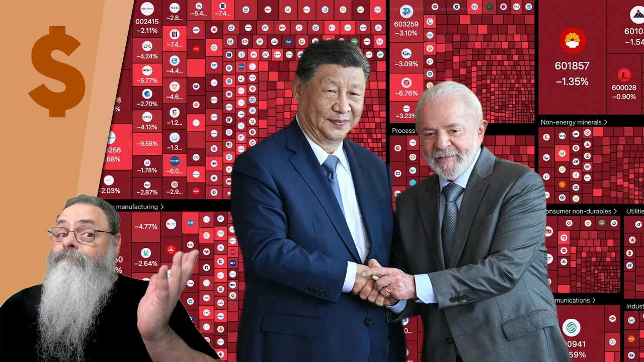 BOLHA da AI ESTOURA na CHINA e pode LEVAR a RECESSÃO MUNDIAL com BRASIL FRÁGIL
