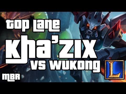 Mecha Kha'Zix Vs Wukong Top Lane - Season 4 League of Legends Gameplay - HD