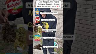 Late rapper Julio Foolio autopsy reveals his last meal before death #foolio #rap #shorts